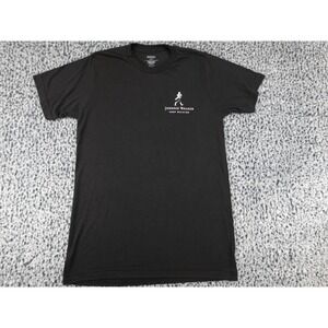 Johnnie Walker T-Shirt Mens Small Black Good‎ Keep Walking Graphic Tee Logo S